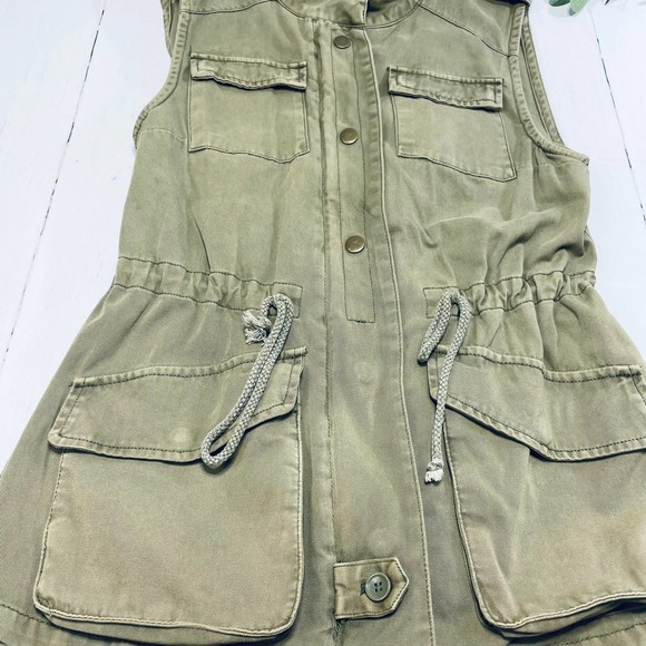 Per Se Army Green Utility Vest (Sz XS) - Picture 3 of 10
